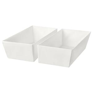 스쿠브 수납함 화이트 47x22x13cm 2p