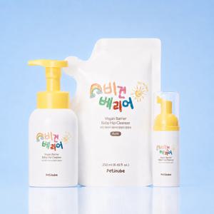 쁘띠누베 비건 베리어 베이비 엉덩이 클렌저 세트 300ML+250ML+45ML