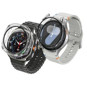 갤럭시워치9 액정보호 풀커버 하드 투명 하이쉘 글라스 케이스 40mm 44mm