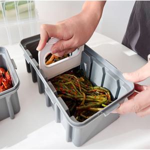 간편 깔끔 김치 커터 야채 고기 채칼 슬라이서 주방 도마 보관 용기 세트 편리한 조리도구