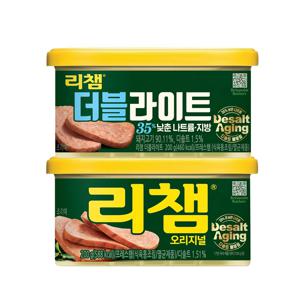 리챔오리지널 200g*8캔+더블라이트 200g*8캔