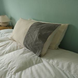 Cotton patch pillowcase - 면 패치 베개 커버