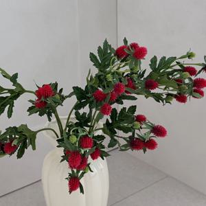산딸기 조화 레드 천일홍
