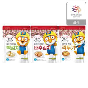 어린이 한입 김치300g 3종(깍두기/배추김치/백김치) 4개 골라담기