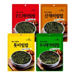 국산 건나물 비빔밥 재료 (곤드레, 톳, 무시래기, 산채) 4종 30g