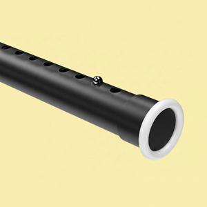 쿠웅 힘센압축봉 160-210cm 블랙 커튼봉 무타공 32MM 두꺼움