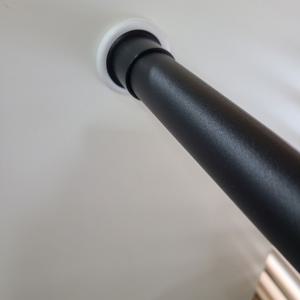 쿠웅 힘센압축봉 310-360cm 블랙 커튼봉 무타공 32MM 두꺼움