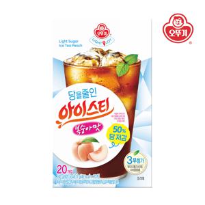 LIGHT&JOY 당을줄인 아이스티 복숭아맛(20T) 240g