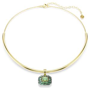 Sublima 초커 네크리스, 옥타곤 컷, 그린, 18K 골드 피니시