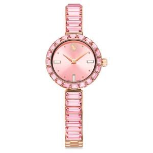 Matrix bangle 워치, 스위스 메이드, 크리스털 브레이슬릿, 핑크, 로즈 골드 톤 피니시
