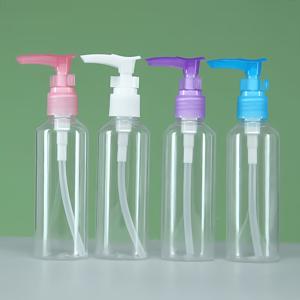 TEMU 누수 방지 100ml 덕빌 펌프병 4개 - 로션 및 샴푸용 재충전 가능 플라스틱 용기, 욕실용으로 완벽