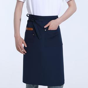 1개 셰프 캔버스 앞치마, 남성용 레스토랑 웨이터 앞치마, 확장 벨트 강화 솔기, 풀 바디 앞치마