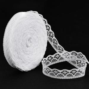 TEMU 25야드 1.5cm 폭 흰색 레이스 트림 리본 - 빈티지 홀우드 크로셰 레이스 엣지, 재봉, 웨딩 장식, 선물 포장, 공예, 드레스 커튼 장식