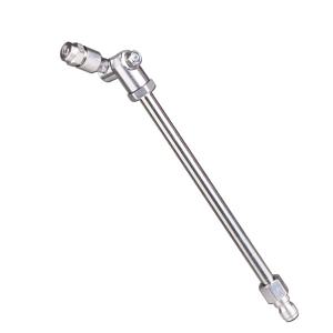 스테인리스 스틸 제작 270도 조절식 스프레이 노즐 1개, 길이 25cm, 1/4인치 퀵 커넥트 피팅 포함, 고압 세척기 워터 건 액세서리, 야외 자동차 세차용