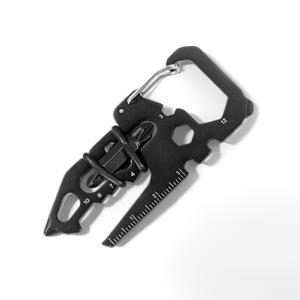 TEMU EDC 멀티툴 캐러비너 1개, 드라이버 렌치 병따개가 있는 포켓 멀티툴, 캠핑 하이킹 일상용 휴대용 열쇠고리, 등산용 아님