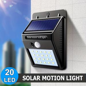 TEMU 태양광 실외등, 20 LED 벽 조명, 모션 센서 보안등, 3가지 조명 모드, 태양광 벽 조명, 정원, 울타리, 마당, 데크, 차고, 상업 조명에 적합