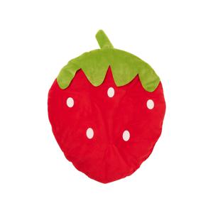 TEMU 1개 딸기 모양 애완 동물 침대/매트, 부드러운 햄스터, 토끼, 기니피그 둥지 패드, 따뜻한 애완 동물 수면 패드, 토끼, 기니피그 및 햄스터에 적합, 귀여운 애완 동물 선물, 애완 용품, 애완 동물 침대, 애완 동물 매트, 실내 케이지 액세서리, 케이지 매트