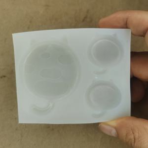 TEMU 뚱뚱한 고양이 실리콘 몰드, 레진, 클레이, 왁스 공예용 - 세밀한 고양이 모양의 세미-3 DIY 몰딩, 냉장고 자석, 도자기 & 에폭시 수지 호환, 캔들 만들기, 클레이, 왁스 피규어용