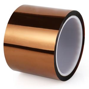 TEMU PACK 폴리이미드 고온 테이프, 열압착 금속 테이프 1롤, 75mm x 33m, 회로 기판 용접 보호용 내열 전사 테이프, 2.36 Mil 두께, 폴리이미드 고온 테이프