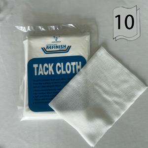 TEMU Tack Cloth 목공 페인트 클리너 (300mm×800mm 10개입 흰색 고점도) 강력한 점착력, 목공, 자동차, 금속, 샌딩, 염색 및 광택 표면에 적합
