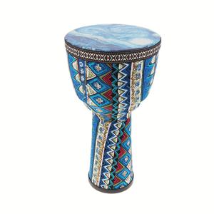 TEMU 8.5인치 ABS 드럼 (PVC 스킨 및 패브릭, 아프리카 스타일)