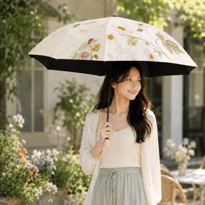 TEMU 암막 자외선차단 양산 우산 겸용 10단 살대 우양산 | 파스텔 예쁜 3단 미니 접이식 우산 출퇴근용