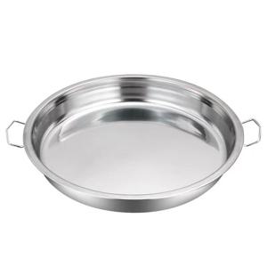 TEMU 두꺼운 스테인리스 스틸량비 공 접시, 원형 케이크 접시 제작 도구, 평면 바닥 찜 야채 밥 접시, 트레이, 스테인리스 스틸 케이크 접시, 손잡이, 량비 공 케이크 접시, 평면 바닥 트레이, 깊은 접시 몰드, 찜 스펀지 케이크 접시
