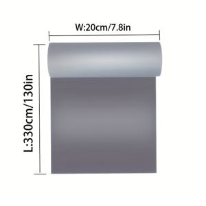 TEMU 고강도 폴리머 수리 테이프 | 130인치 X 7.8인치, UV 차단, -60°C ~ 110°C 넓은 온도 범위, 지붕/벽면용 - 누수 방지용 자가 접착 씰링, 소음 감소 및 단열 특성, 도구 없이 간편한 DIY 수리, 폭: 20cm, 길이: 330cm