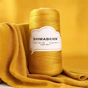 TEMU 300g, 1800m, 실크 대나무 숯 레이스 실, 조끼, 숄, 스웨터, 수공예용 뜨개질 및 코바늘 뜨개질, 봄 여름 레이스 실, 부드럽고 피부 친화적, 300g