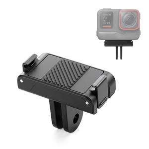 TEMU DJI 액션 5 Pro/4/3용 마그네틱 어댑터 마운트, 마그네틱 퀵 릴리스 베이스 홀더 (블랙), 연결 어댑터 포함, 간편한 설치, 삼각대, 셀카봉 및 액션 카메라 추가 장비와 호환