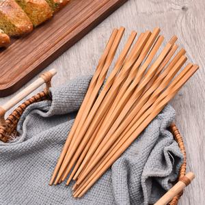 TEMU 천연 젓가락 5쌍 1세트, 24cm/9.4인치 일본식 꼬임 젓가락, 가정용 탄화 뾰족 젓가락, 식기, 주방용품