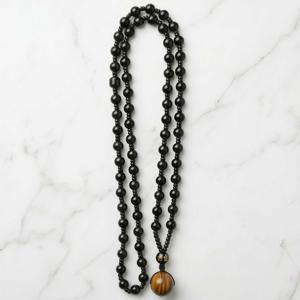TEMU 14mm 호랑이 눈 목걸이, 조절 가능한 땋은 로프가 달린 호랑이 눈 목걸이 - 커플 선물, 발렌타인데이, 크리스마스, 할로윈 선물로 이상적