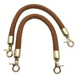 TEMU 2팩 (30cm 브레이드) PU 가죽 핸드백 핸들 교체용 브레이드 가방 스트랩 - DIY 핸드백, 토트백, 여성 공예가용 PU 가죽 스트랩, 지갑 만들기