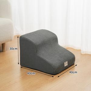 TEMU 강아지 침대 사다리, 미끄럼 방지 세탁 가능 반려동물 계단, 소형견 및 노령견용, 침대와 소파 타고 내리기 위한 안전한 발판