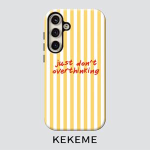 TEMU 휴대폰 케이스 - KEKEME 옐로우 스트립 플렉시블 필름 투인원 케이스, 삼성 갤럭시 S26 S25 S24 S23 S22 S21 S21+ S21 울트라 플러스 FE 엣지 S20 A15 A16 A17 A23 A32 A34 A35 A36 A52 A53 A54 A55 A56에 적합