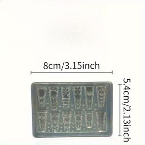 TEMU 1개 봄 크림 스커트 가장자리 레이스 하트 손끝 몰드 - 레진 캐스팅, 실리콘 & DIY 공예용, 레이스 가장자리 제작, 머리핀 홀더, 키체인 - 정밀한 하트 모양