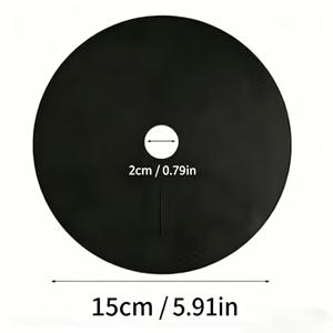 TEMU 정원용 잡초 방지 매트 6개/12개, 두꺼운 부직포 식물 제초제 방지 매트, 나무용 원형 잡초 방지 원예용 지Ồ이피지, 통기성 있는 수분 유지 클로스, 내한성 제초제 멀칭 매트, 원형 잡초 방지 매트, 잡초 성장을 효과적으로 억제하고 식물 뿌리를 보호, 모든 종류의 화분, 조경, 정원, 나무에 적합, 재사용 가능한 나무 보호 링