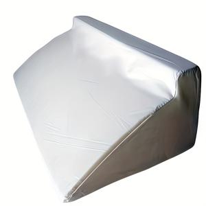 TEMU 1개 소프트 스펀지 고무 웨지 베개 - 옆으로 자는 사람, 임산부, 침대에 누워 있는 환자를 위한 전신 지지 - 다기능 및 베드 소어 관리 쿠션 - 삼각형 포지셔닝 패드