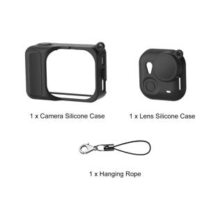 TEMU 인스타360 GO 울트라용 PULUZ 2in 1 실리콘 확장 모듈 바디 & 렌즈 커버