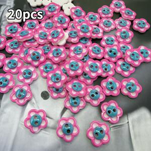 TEMU 20개 양눈구 매화꽃 수지 단추, 니트 재봉 DIY 의류, 스웨터 재킷, 셔츠, 드레스용 - 재킷, 블ouses, 드레스, 셔츠용 매화꽃 양눈구 수지 단추캡슐