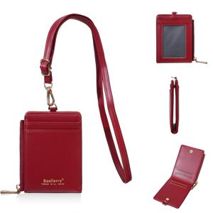 TEMU 1pc Baellerry Multi-Functional Phone Lanyard Card Holder, ID Card Case, Adjustable Ne Strap Women's Compact Card Wallet, Portable -Skimming Card Holder