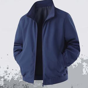 TEMU 남성용 라펠 트렌치코트 재킷, 지퍼형 앞면 & 싱글 플랩 포켓 - 봄/가을용 단색 코트, 기계 세탁 가능 캐주얼 아우터웨어, 도심 통근 및 여행용 칼라