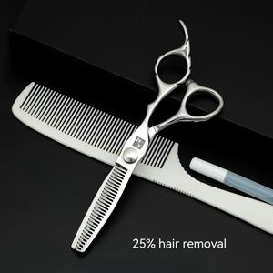 호사키 6인치 정품 Hitachi 440C 스틸, 수제 연마, 전문가용 미용가 가위, 매우 날카로움