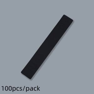 TEMU 100개 7.5인치 블랙 크래프트 종이 주얼리 포장용, 쓰기 가능한 표면 350gsm, 보석점에서 팔찌 및 발찌 디스플레이에 적합, 액세서리 또는 플라스틱 백 미포함