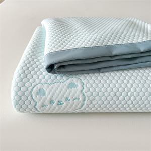 TEMU 에어컨 없이도 시원한 냉감패드, 고정밴드형 밀림방지 쿨매트, 침대 패드 여름 전용 시원한 시트