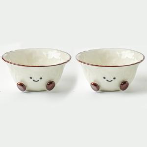 TEMU YUMIPLUS 귀여운 아기 발바닥이 있는 손 모양 세라믹 접시 2개 - 케첩, 스시 접시, 간장 그릇용, 바비큐 파티, 저녁 식탁, 에피타이저용 원형 도자기 접시, 전자레인지 사용 가능