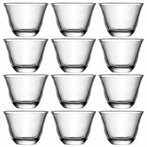 TEMU 12개/6개입 - 50ml 소형 유리컵 - 와인 시음 유리, 사케잔, 티컵, 커피잔, 공유 세트