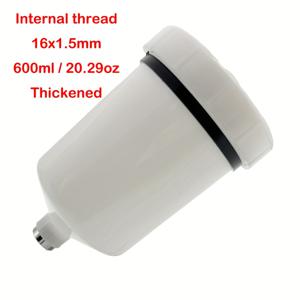 TEMU 플라스틱 스프레이 컵, HVLP/LVLP 스프레이 건 컵, 250ML/400ML/600ML, 대부분의 중력 스프레이 건 교체용 컵