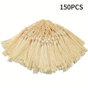 TEMU 13cm 섬유 졸업 태슬 150개, 리본 루프 소형 태슬, 졸업 모자 장식, 책갈피 태슬 제작, 주얼리 귀걸이 공예 및 키체인 펜던트에 적합