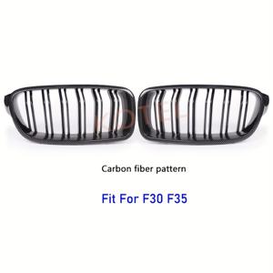 TEMU BMW 3 시리즈 F30 F35 스포츠 후드 메쉬 전면 그릴 범퍼 그릴 튜닝, 전면 평행 바, 전면 키드니 그릴 레이싱 그릴 자동차 그릴 328I